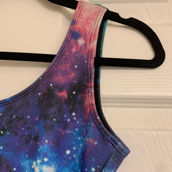 Galaxy Print Scuba/Body Con Dress - Picture 3 of 7